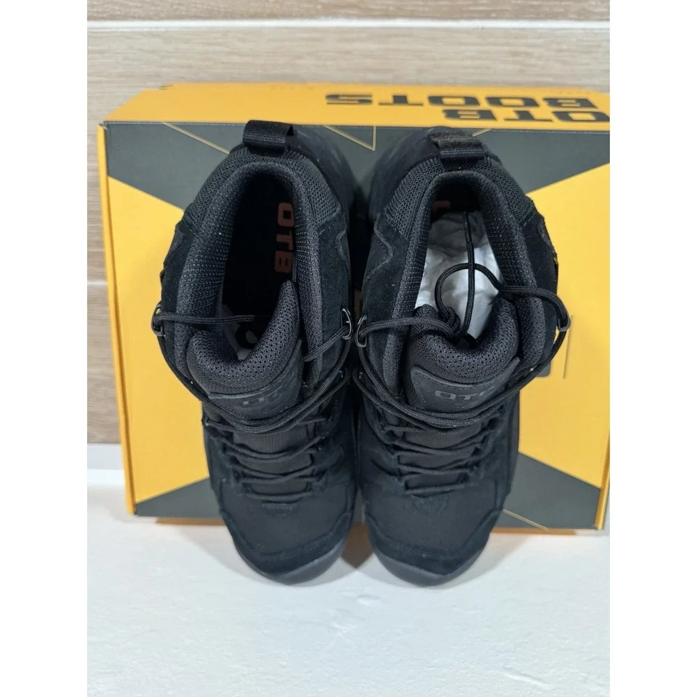 OTB Boots Mens Size 12 Black Waterproof Rugged Tactical‎ Incline Mid WP Boots